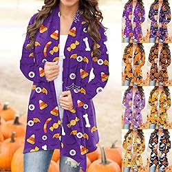 HUCHPI Sweater Skirt Duster Cardigans For Women