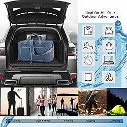 Woogwin Travel Duffel Bag Large Foldable Waterproof