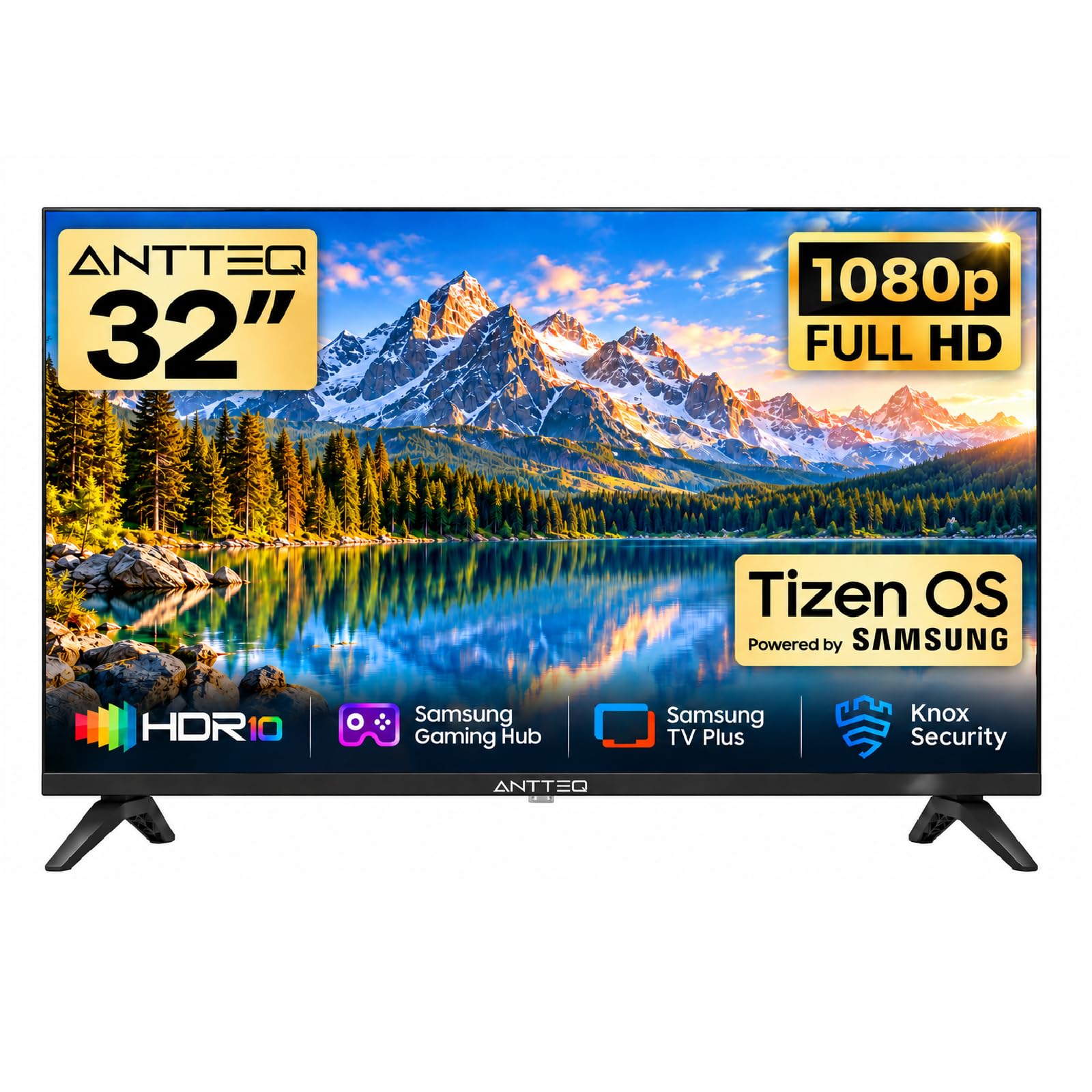 Antteq 32 Inch TV FHD Smart TV, 32" TIZE...