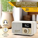 Roberts Revival Petite2 Digital Radio FM DAB DAB+ Bluetooth Pastel Cream view 7