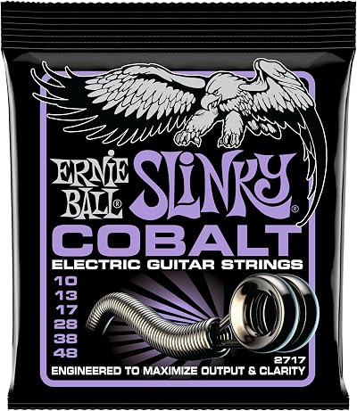Ernie Ball Cobalt Ultra Slinky Electric Guitar Strings 10-48 Gauge