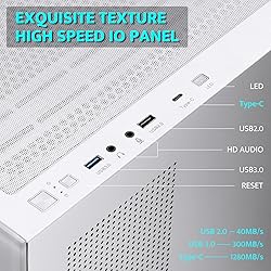 darkFlash ATX Mid-Tower PC Case, Pre-Install 4 PWM