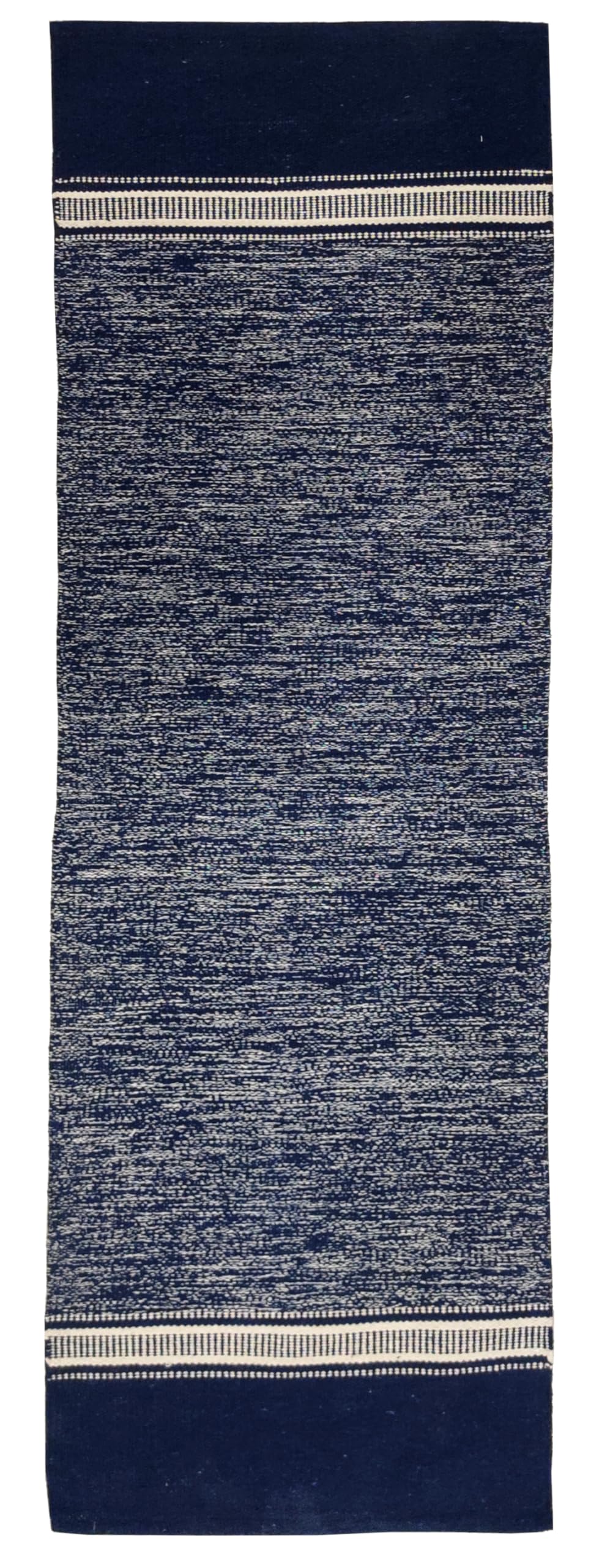 Purpledip Cotton Floor Runner Yoga Mat: Handwoven Heavy Weave Anti-Skid Mats For Yogasana, Pranayam, Surya Namaskar Or Any Exercise (12043A)