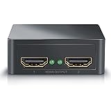 CSL - 4k HDMI Splitter / Verteiler | 4k Ultra HD 2160p / Full HD 1080p | CEC | HDCP | 3D Ready | Deep Color 30bit, 36bit, 48bit | vergoldete Kontakte | schwarz