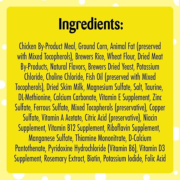 TEMPTATIONS CHICKEN AND DAIRY FLAVOR CRUNCHY AND SOFT KITTEN TREATS, 6.3 OZ.