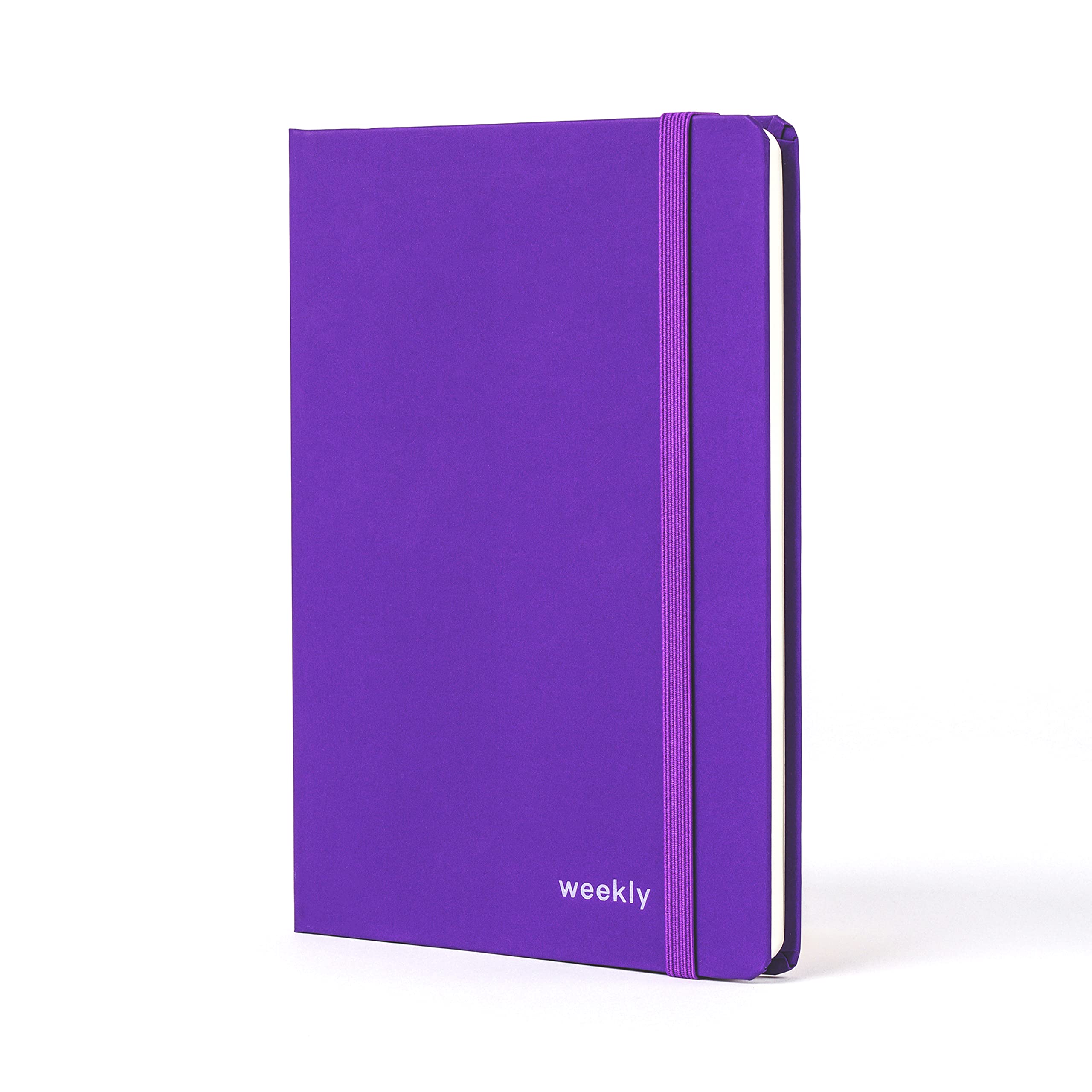 Jumble and Co Moodler B6 Week to View Undated Diary - Royal Mess Purple