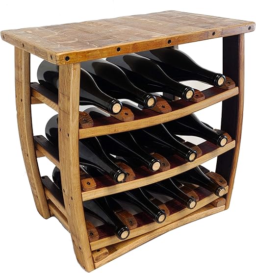 Amazon Com Central Coast Creations 12 Bottle Tabletop Wine Rack