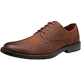 Jousen Mens Dress Shoes Retro Business Casual Oxfords Plain Toe Dress Shoes for Men