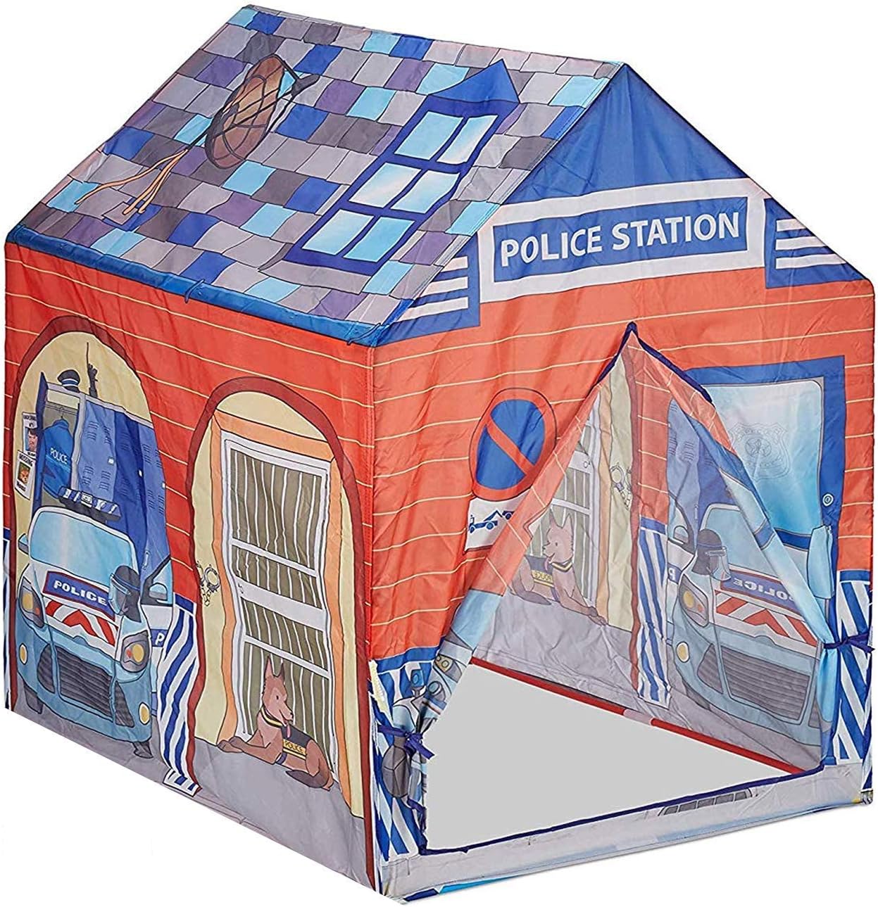 Kiwilon Police Station Theme Tent House for Boys and Girls