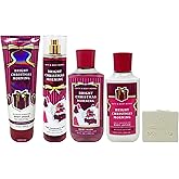 Bath & Body Works Bright Christmas Morning Fine Fragrance Mist, Ultimate Hydration Body Cream, Body Wash and Body Lotion with a Natural Oats Bar Soap