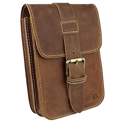 DK86 Mens Leather Belt Pouch Waist Bag Fanny Pack, Philippines Ubuy