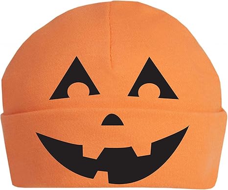 orange baby beanie