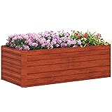 Outsunny Galvanized Raised Garden Bed Kit with