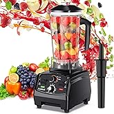 GEMAT Professional Countertop Blender with 1400-Watt Base, Smoothie Blender,Built-in Timer,High Power Blender 2L Cups for Fro