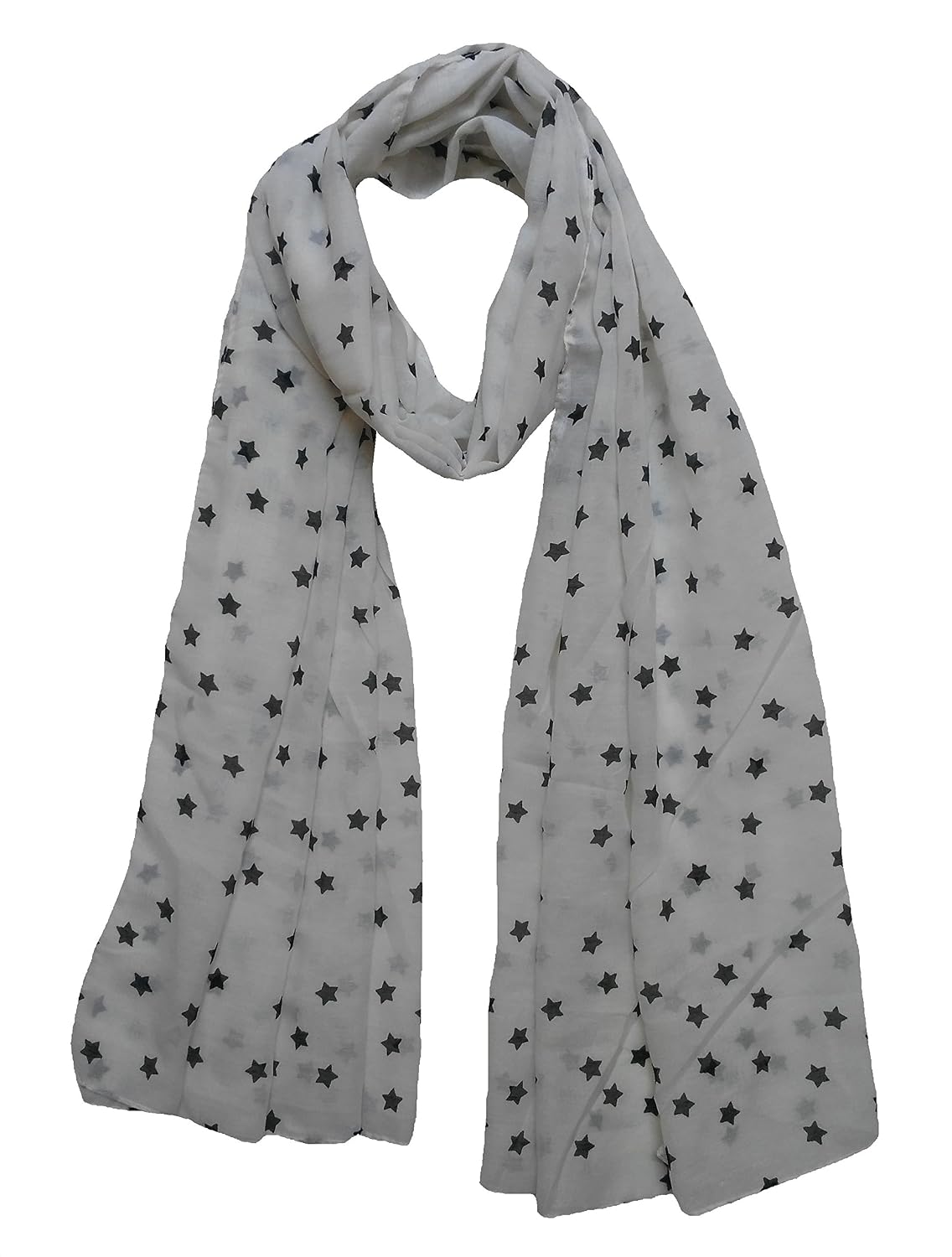 fusfus women's poly cotton printed stoles (multicolour) - pack of 10