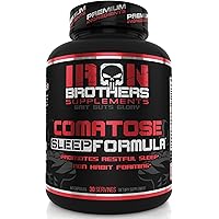 1 Bottle Natural Sleep Aid Formula - Non Habit Forming Supplement Sleeping Pills with Melatonin, Valerian Root, GABA, Chamomile, L-Tryptophan - Herbal - High Quality - 60 Veggie Caps
