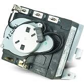 WE4M532 OEM Timer for GE Dryer WE04X25280 WE4M362 WE04M0532, 234D2377P005, 234D1296P004, TMD1FM07