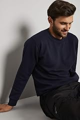 Uneek Clothing Classic Sweatshirt 50/50 Polyester Cotton Reactive Dyed view 4