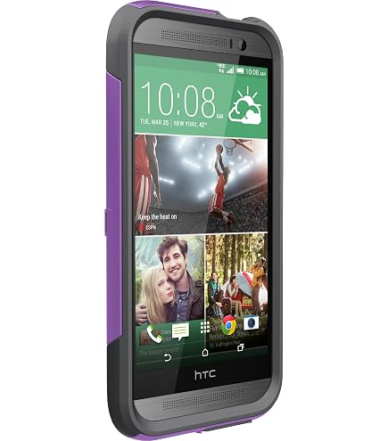 Amazon.com: HTC Dot View Case for HTC One (M8) - Retail Packaging - Warm  Black/Dark Gray : Cell Phones & Accessories