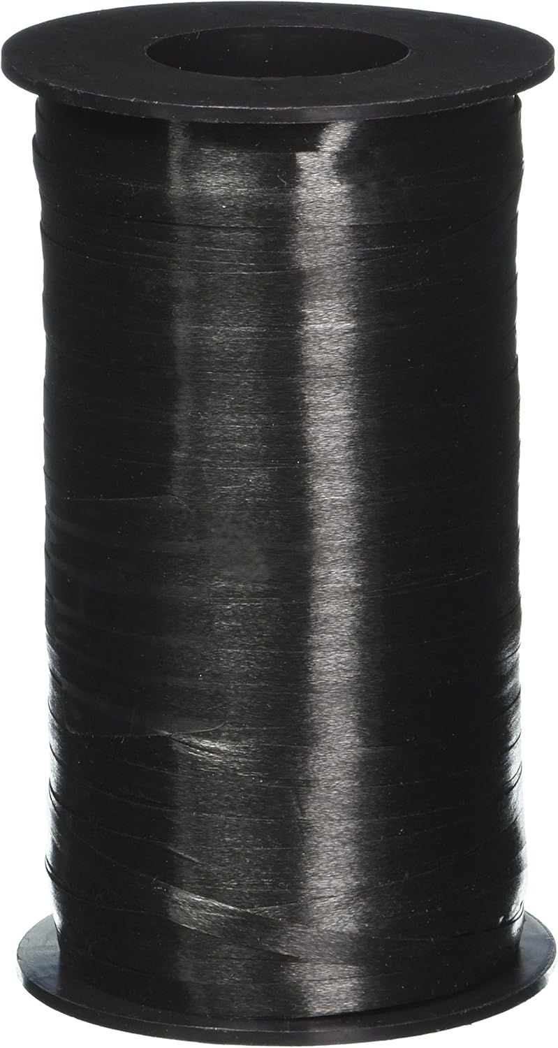 Berwick 3/16-Inch Wide by 500 Yard Spool Splendorette Uncrimped Curling Ribbon, Black: Arts, Crafts & Sewing