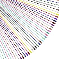 LOTTO ALL'INGROSSO 100 CATENE A SFERA 2,4 Mm 30" 76CM 30 - Foto 13