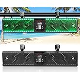 StarknightMT 26 Inch UTV Sound Bar TWS Bluetooth Speaker Golf Cart Sound Bar,Waterproof SxS Soundbar with Lightning RGB Lights 6-Speaker Compatible with RZR X3 Pioneer Talon - 1.25"- 2" Roll Cage