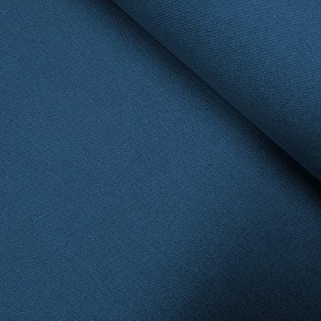 Staab's Beschichtete Baumwolle Uni blau meliert (Meterware, Qualität Zum Nähen) (100 x 140 cm)