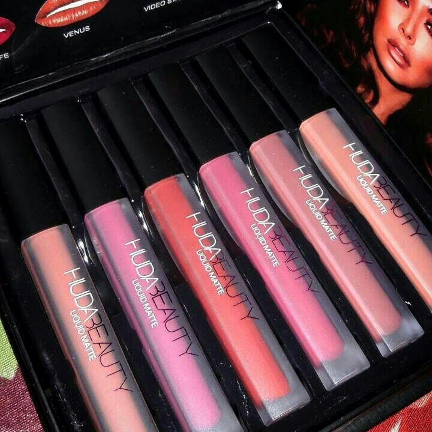 huda beauty lipstick set of 6