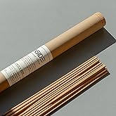 Citrus Lemon & Musk Incense Sticks – 11 Inch Bamboo and Natural Wood Blend – Clean-Burning, Low Smoke – 1 Hour Burn Time – 20 Sticks.