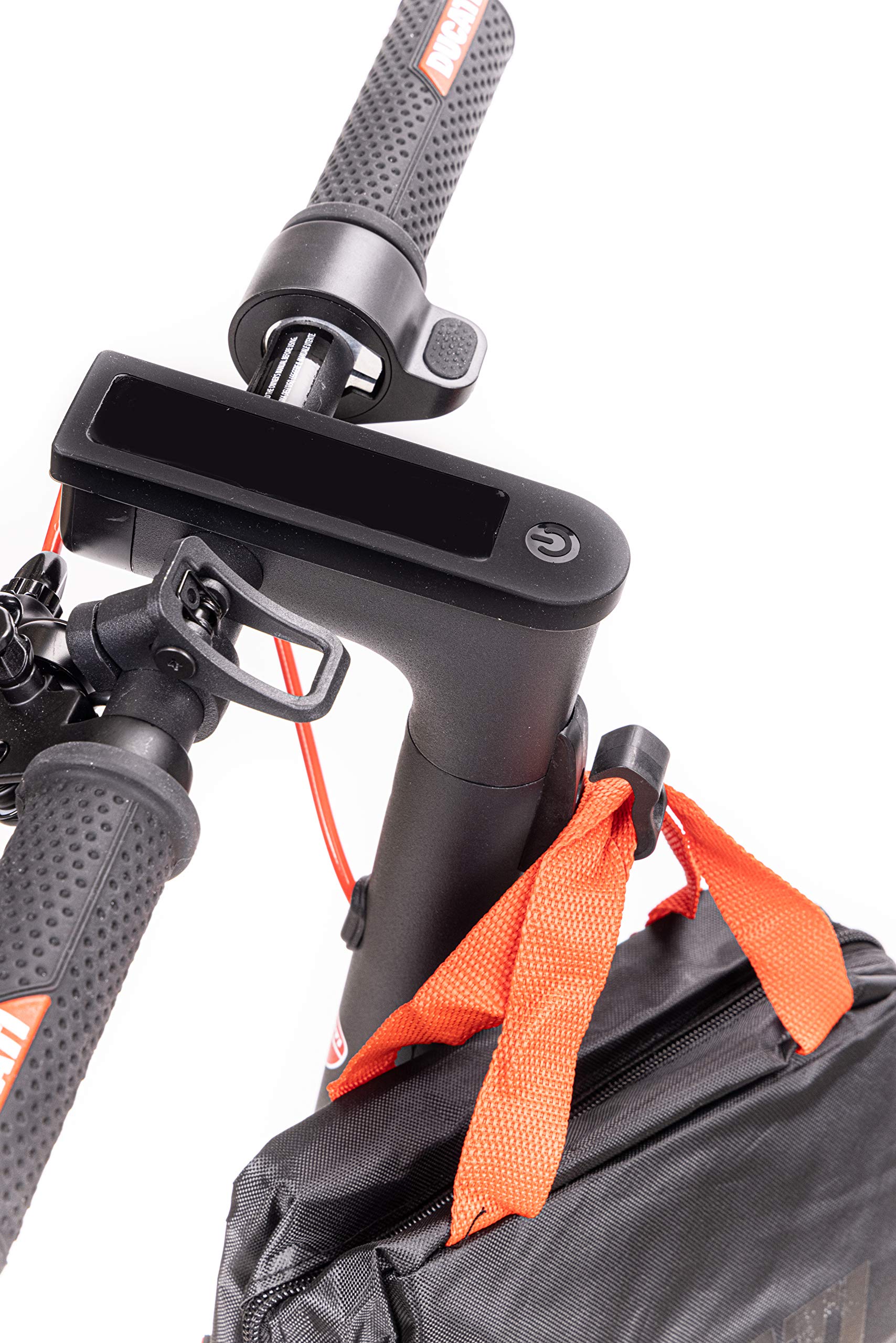 Urban Prime Bag Hook with 2 Silicone Screen Protectors for Electric Scooters, Unisex Adult, Black and White, Universal Size