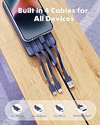 charmast Portable Charger with Built in