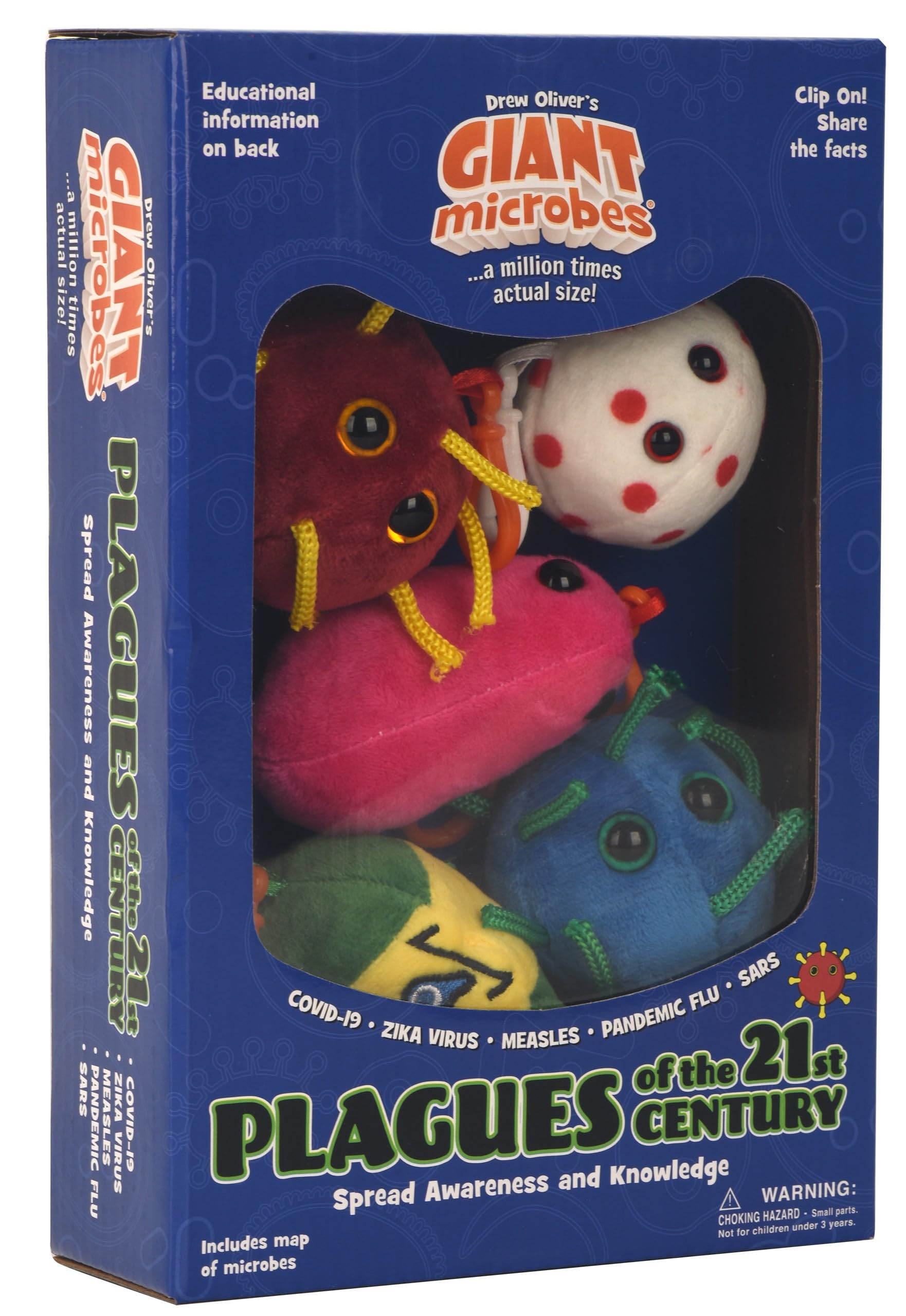 GIANT MICROBES Plagues of the 21st Century Themed Gift Box