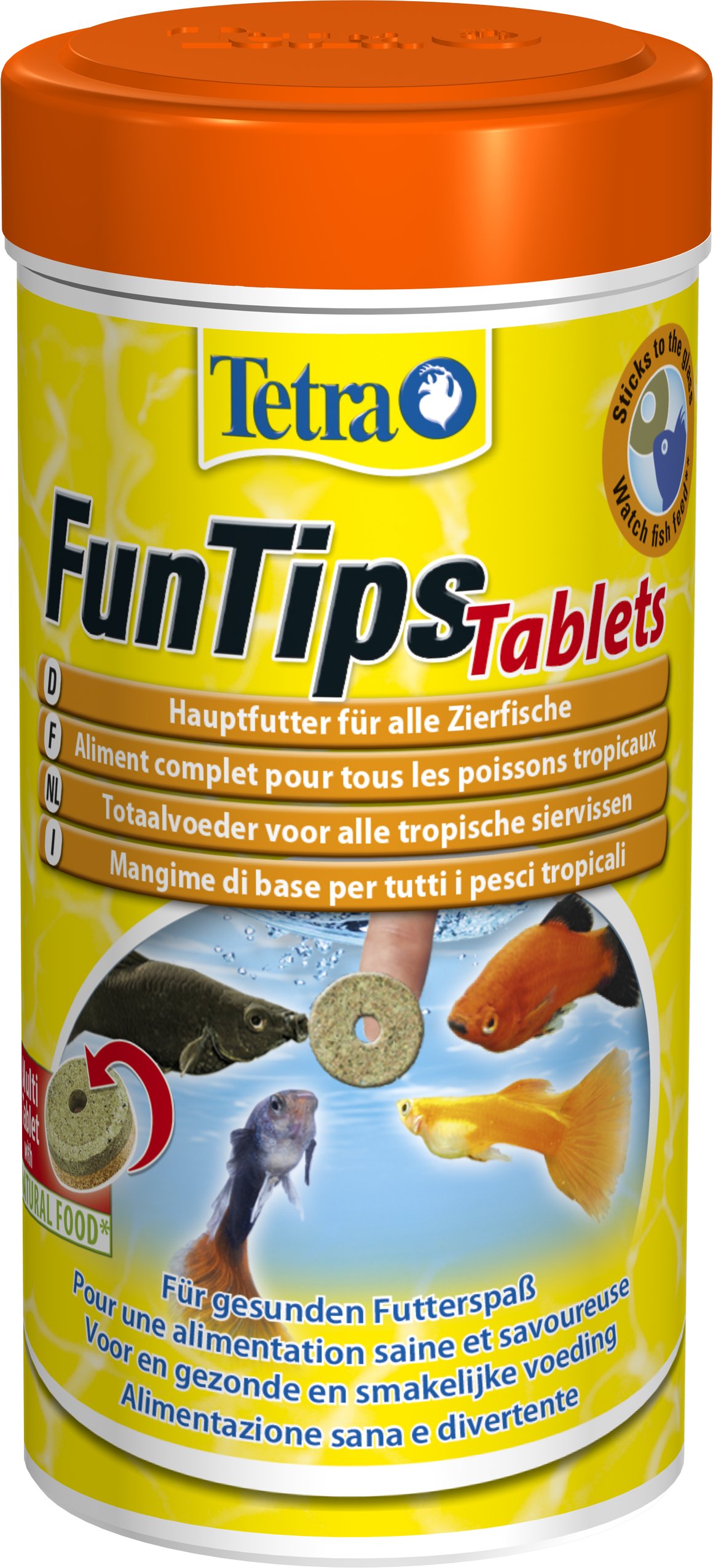 Tetra Funtips Tablets, adhesive food tablets