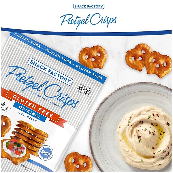 SNACK FACTORY PRETZEL CRISPS GLUTEN FREE, ORIGINAL FLAVOR, 5 OZ
