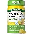 Nature's Truth Electrolyte Gummies for Hydration | 30 Count | Vegan, Non-GMO & Gluten Free Supplement | Lemon Flavor