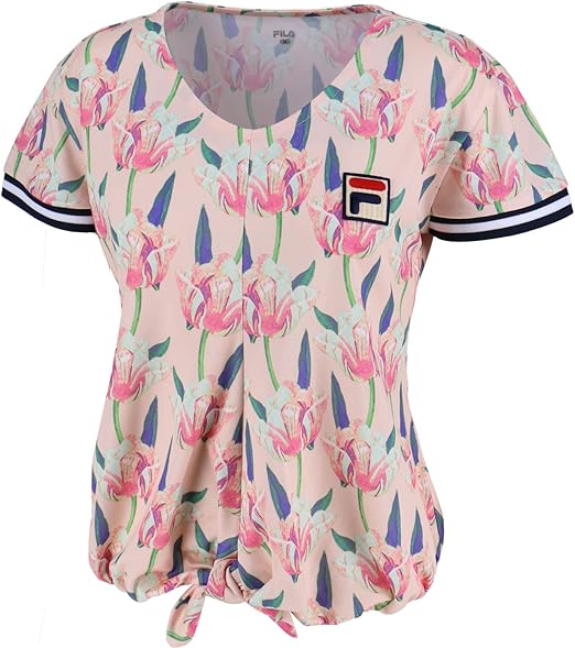 Amazon フィラテニス Fila Tennis テニスウェア ゲームシャツ 18ss Vl1787 レディース Vl1787 10 ブルーライト M シャツ 通販