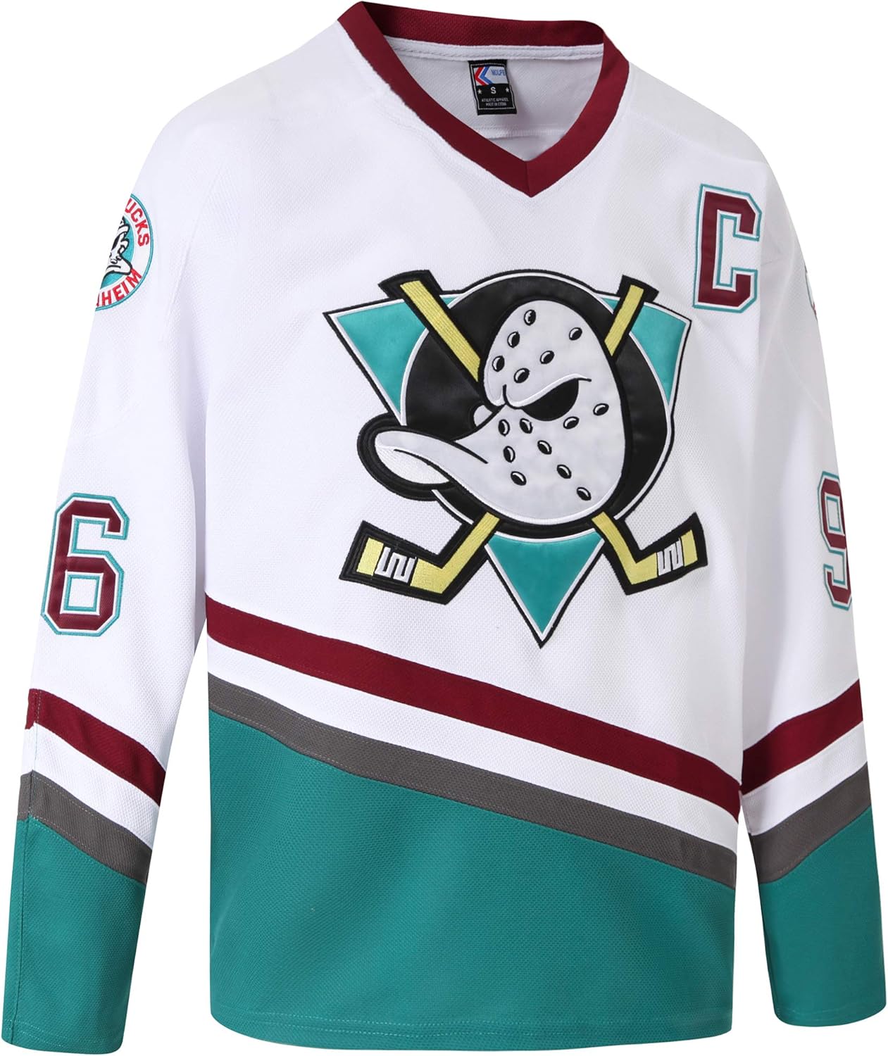 MOLPE Youth Ducks Jersey, Youth Hockey Jerseys, Conway Banks Bombay Goldberg Ducks Hockey Jersey for Boys and Kids: Clothing