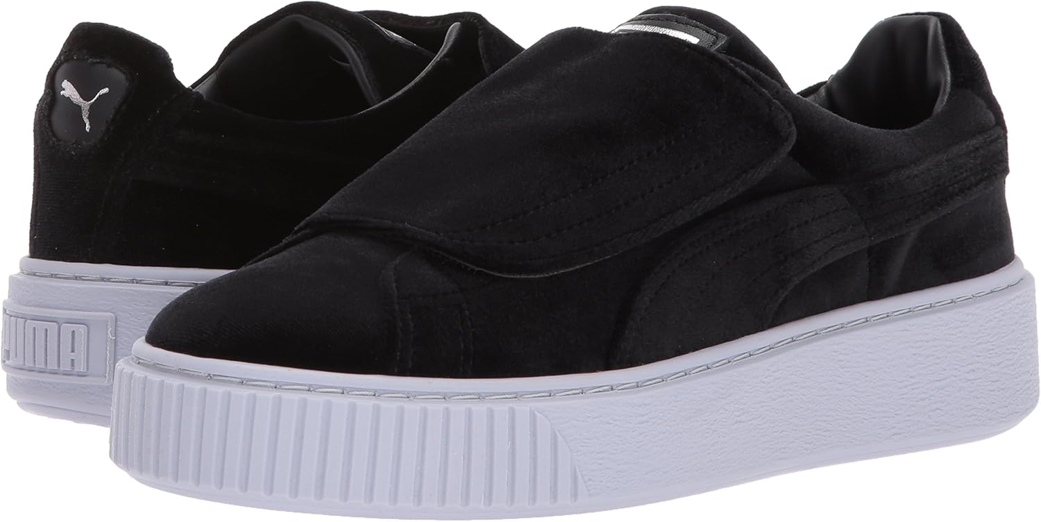 puma women's basket platform strap wn sneaker