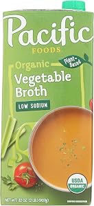 Pacific Foods Organic Low Sodium Vegetable Broth, 32 oz