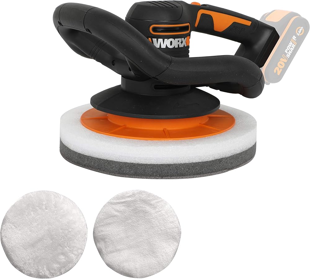 WORX WX856.9 18V 20V MAX Cordless Orbital Polisher Buffer Tool Only