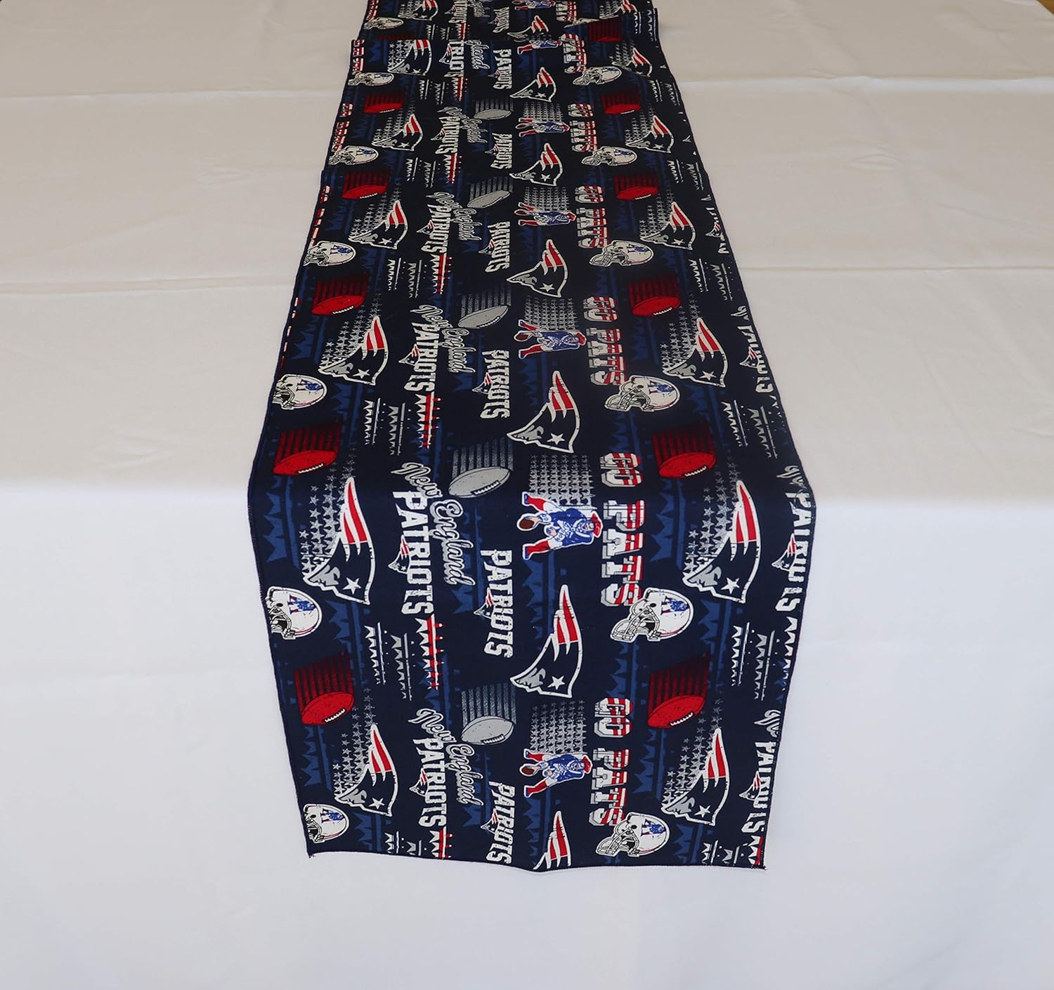 Amazon Com Lovemyfabric 100 Cotton Football Table Runner Nfl