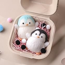 Anboor Penguins Squishies Toys 2 Pack - 3" Cute