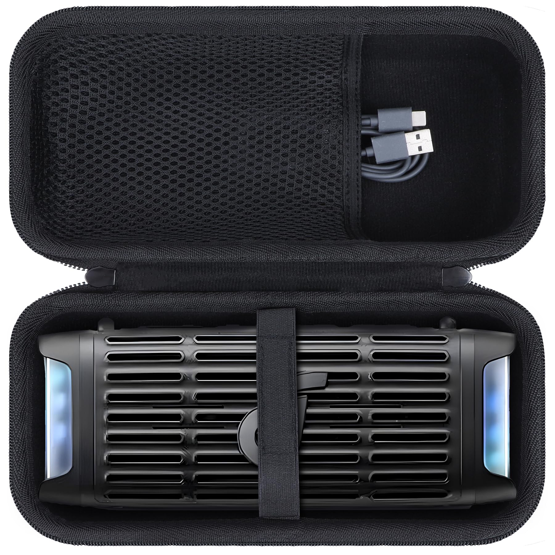 Lebakort Hard Travel Case for Soundcore Boom 3i Rugged Outdoor Speakers (Black)