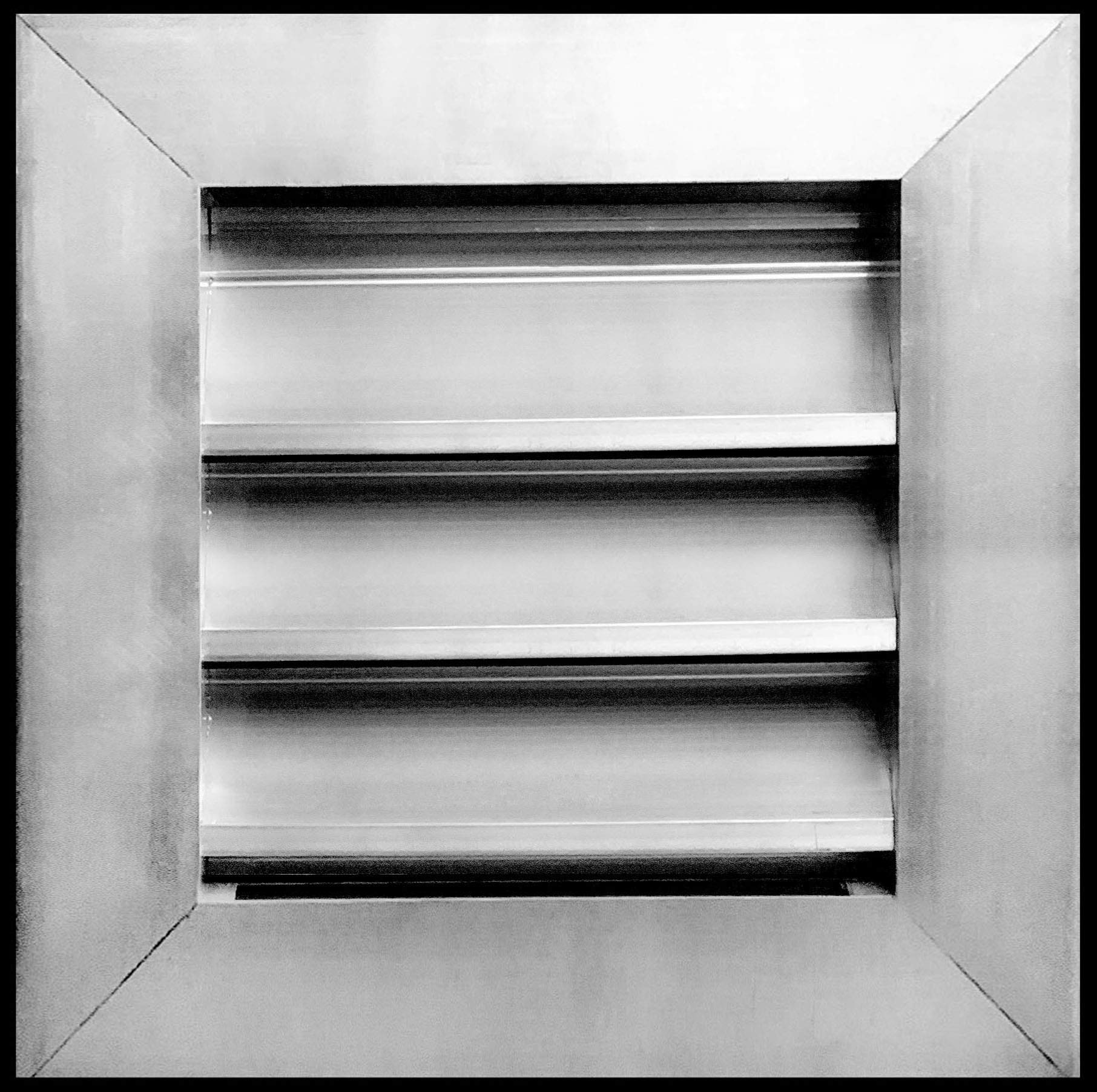 8"w X 8"h Aluminum Outdoor Weather Proof Louvers - Waterproof & Rain Block - with Screen Mesh - HVAC Weather Louver Grille