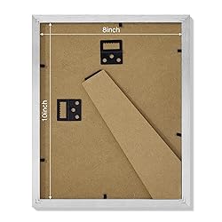 Vittanly 8x10 Picture Frame, Display Pictures 5x7