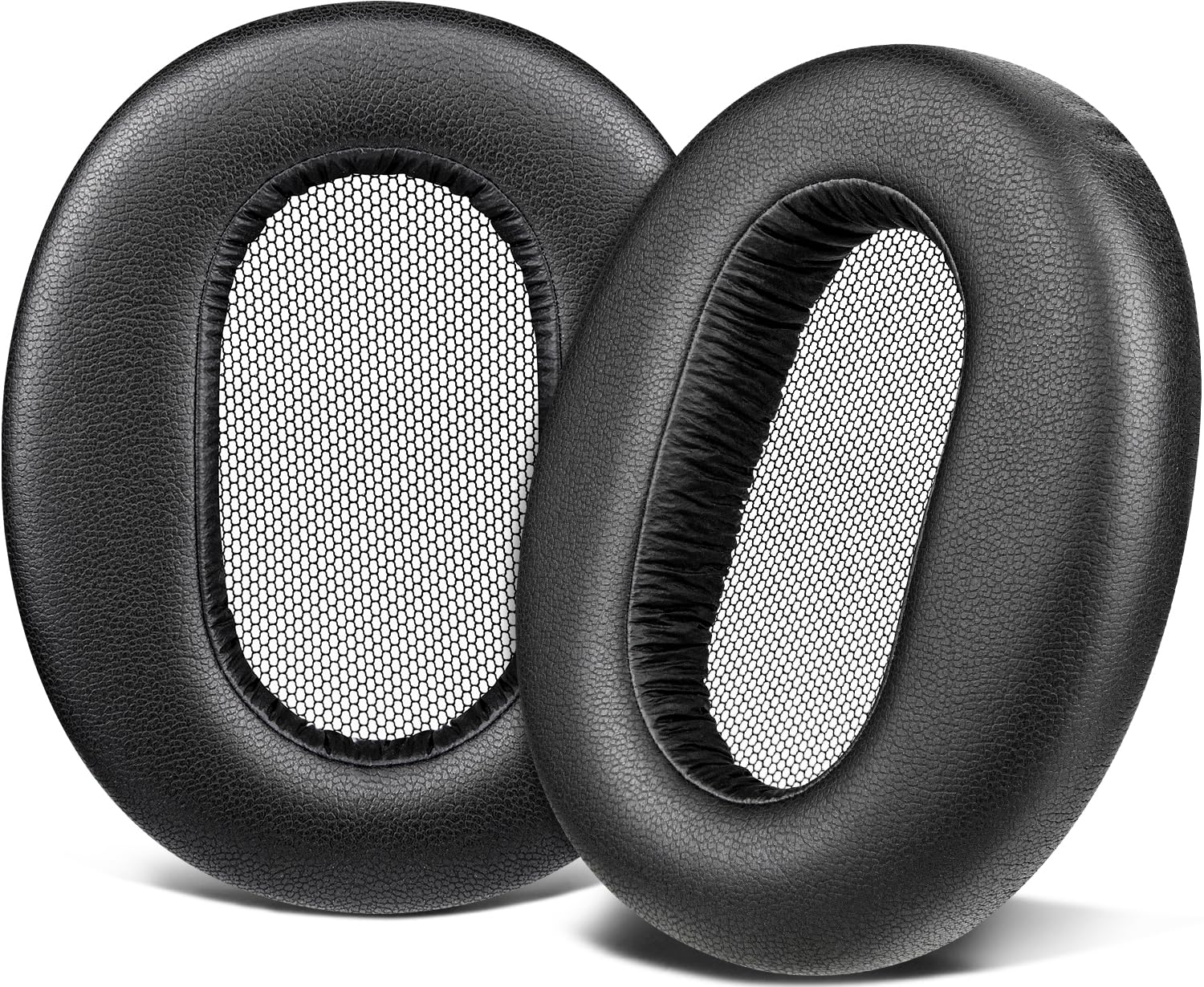 SOULWIT Professional Earpads Replacement for Sony MDR-1AM2(MDR1AM2 MDR-1AM2/B) Headphones, Ear Pads Cushions with High-Density Foam, Soft Protein Leather - Black