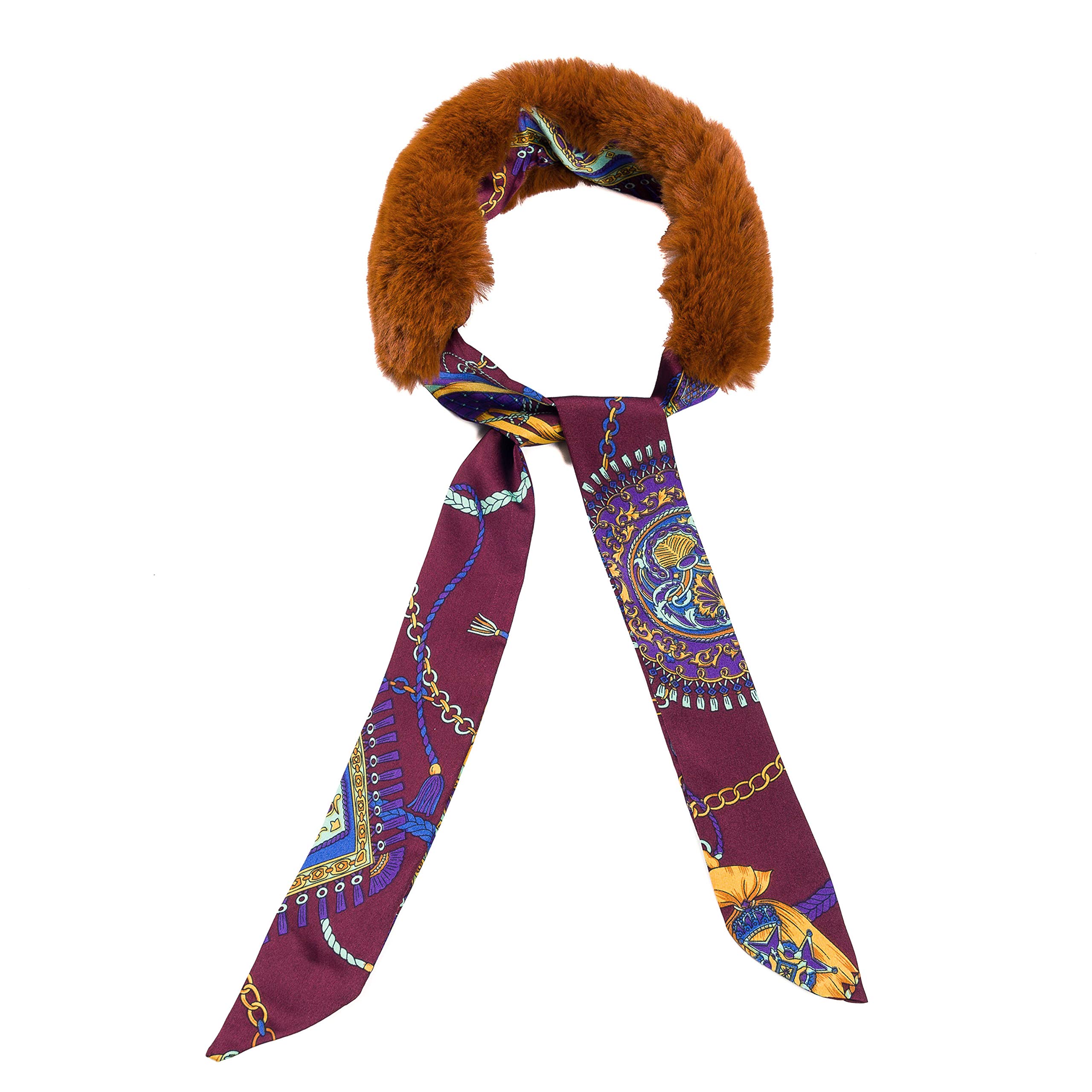 Fur Collar Scarf for Women Faux Fur Scarves Neck Shrug for Winter Coat Dress Fur Collar Scarf for Women Faux Fur Scarves Neck Shrug for Winter Coat Dress