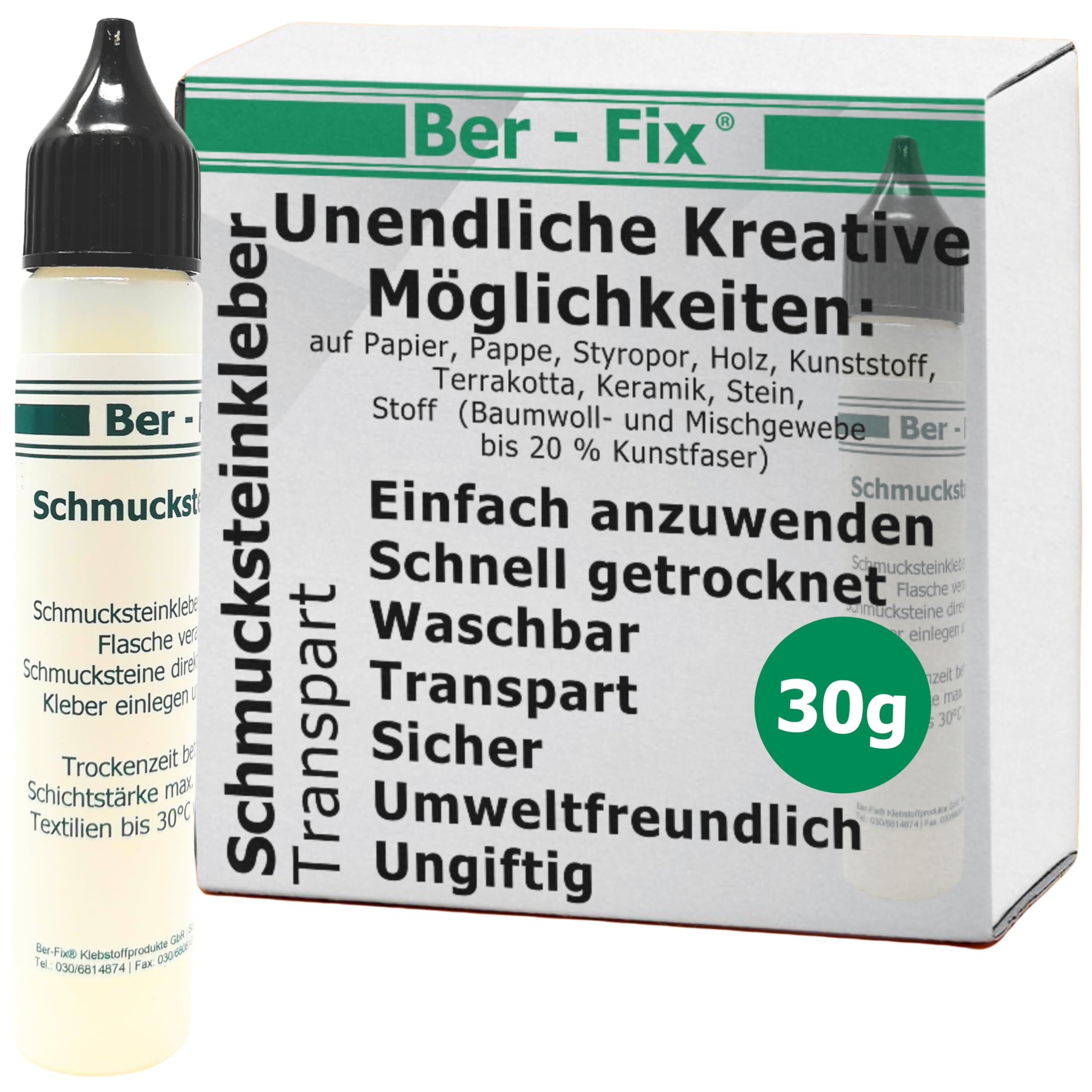Ber Fix Schmucksteinkleber 25ml
