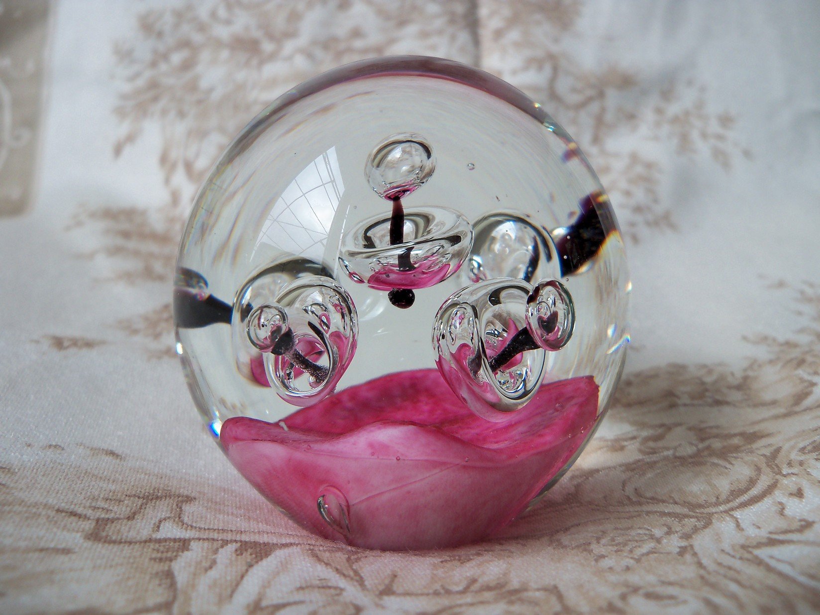 Dream Globe, Glass Sphere, Paperweight, Wish globe,dream ball, Decorative Glass Balls