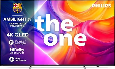 Ambilight 'The One' 75PUS9010 4K Smart TV - Pantalla de 75 Pulgadas con P5 Picture Engine Ultra HD, Titan OS, Dolby Vision y Sonido Dolby Atmos